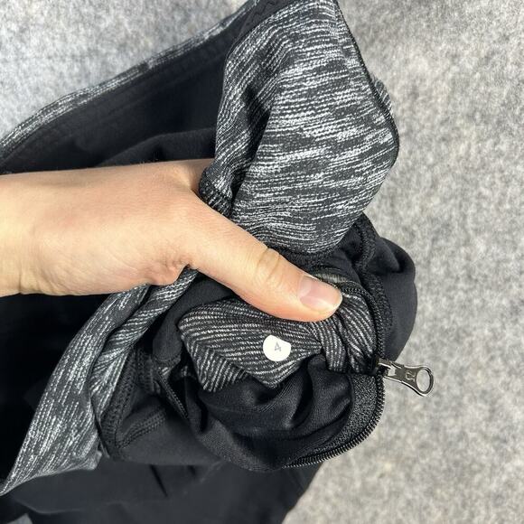 Lululemon Women's 4 Dramatic Static Toasty Tech Tights Black Gray - Picture 8 of 8
